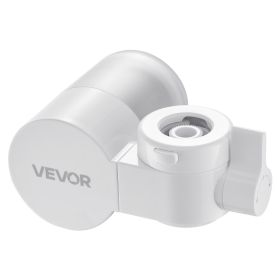 Faucet Mount Water Filters Sink Water Purifier for Kitchen White Horizontal